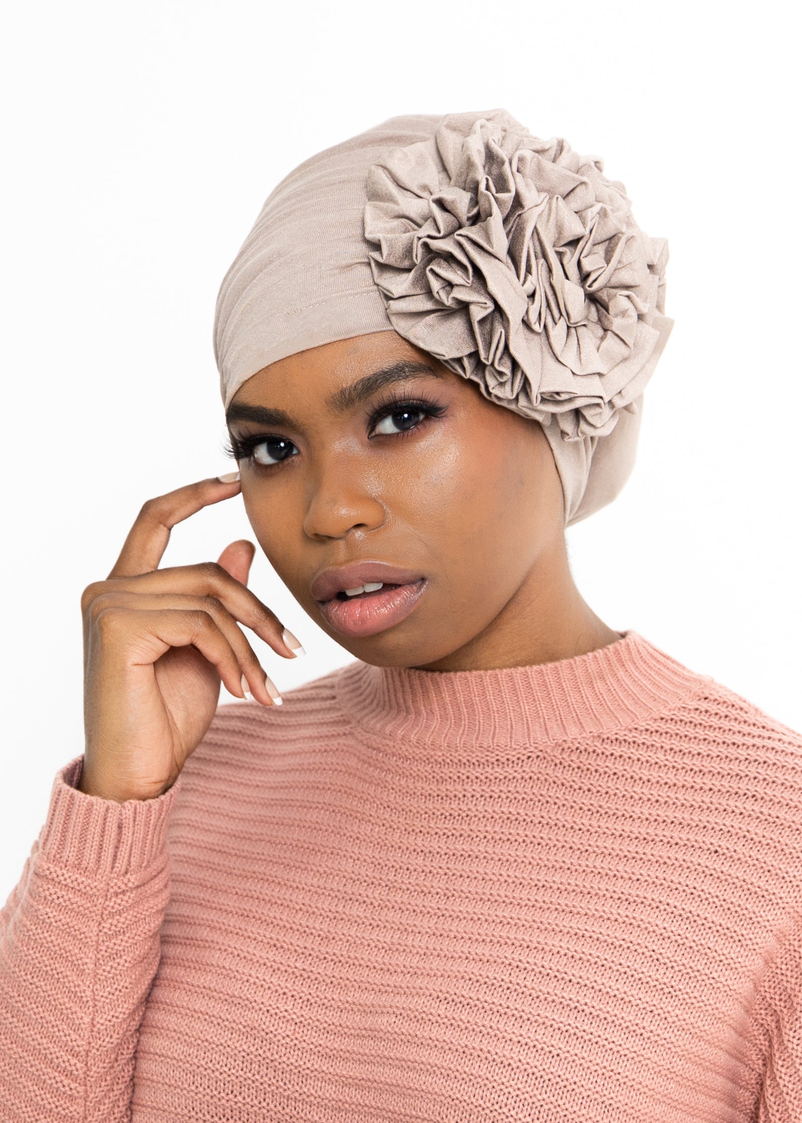 Flower Turban - Solid Colors image 14