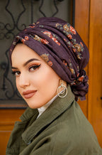 Vintage Blossom Turban with Scrunchie image 0