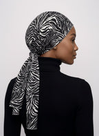 Black Tiger Print Classic Multi-Wear Turban