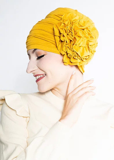 Flower Turban - Solid Colors image 4