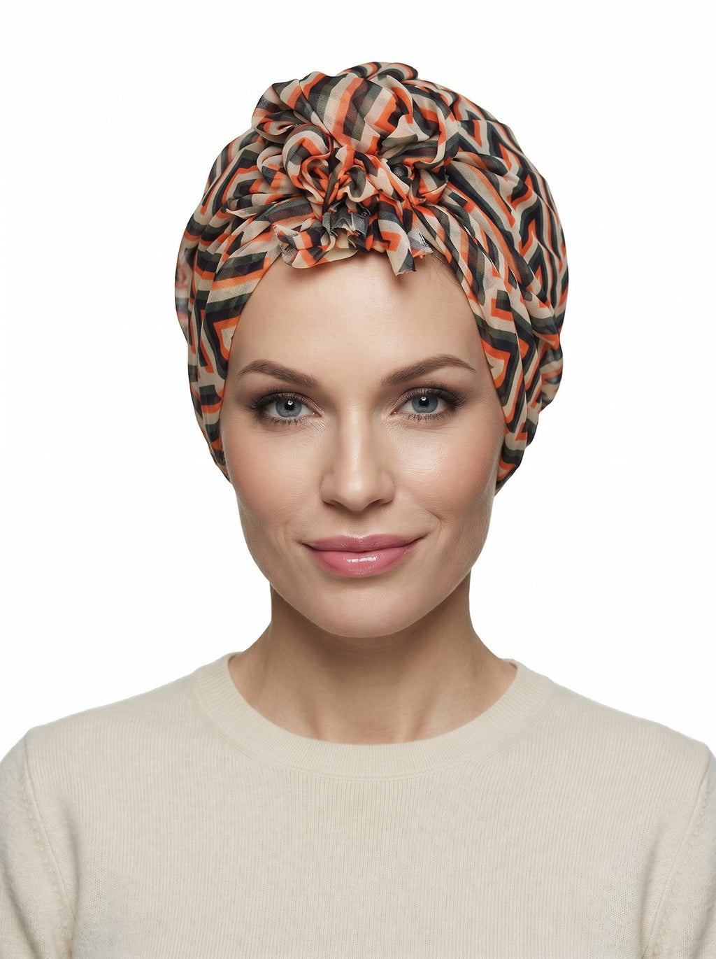 Geometric Tulle Limited Edition Turban