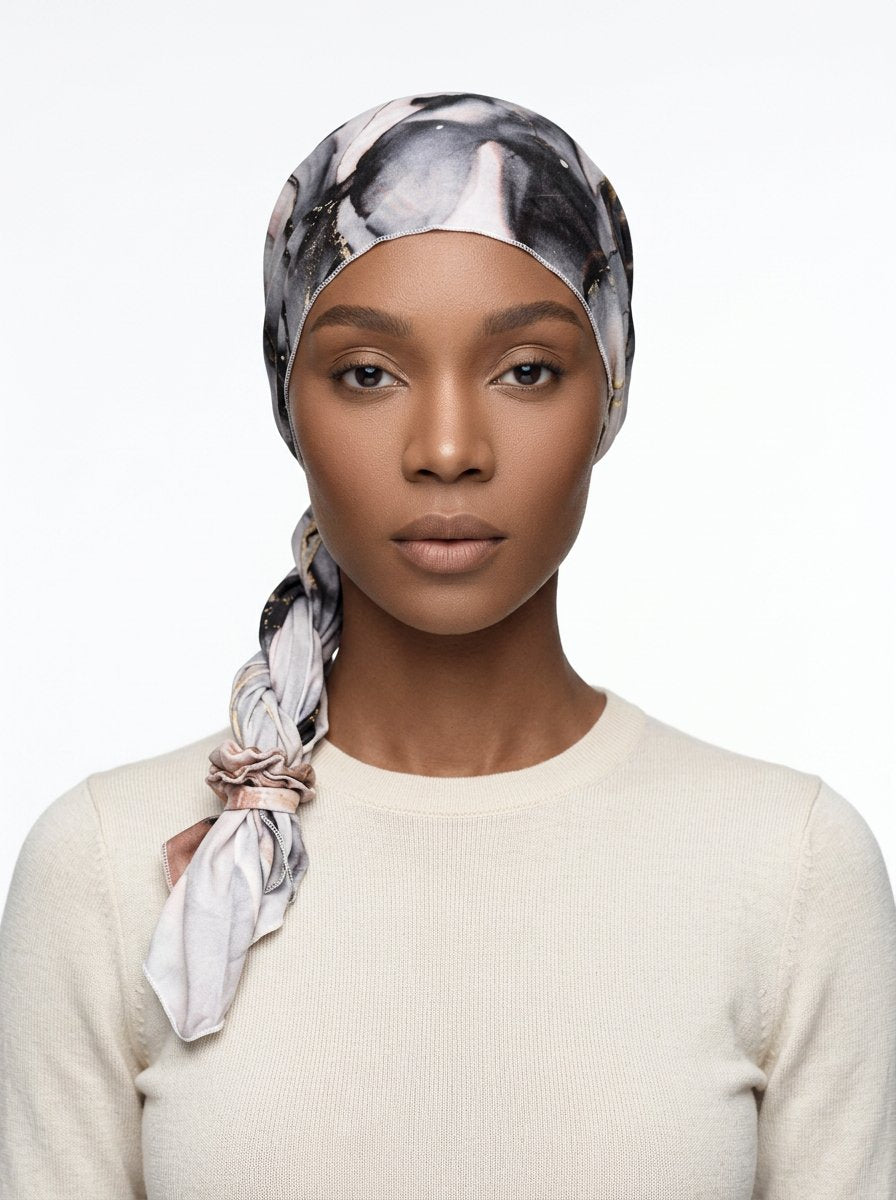 Night Marble Classic Multi-Wear Turban