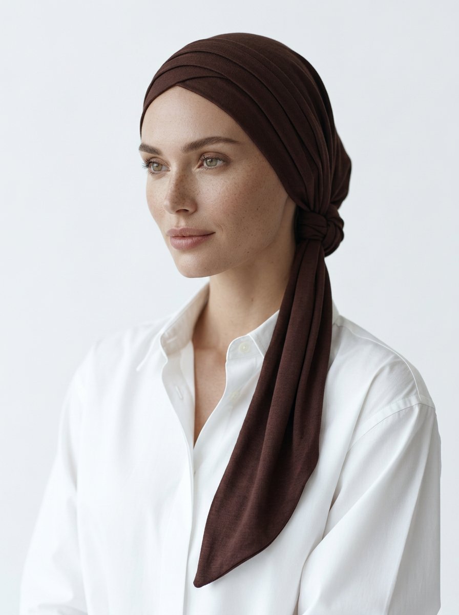 Brown Classic Multi-Wear Turban