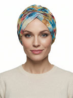 Blue Abstract Limited Edition Turban