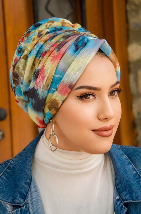 Abstract Five Way Turban image 2