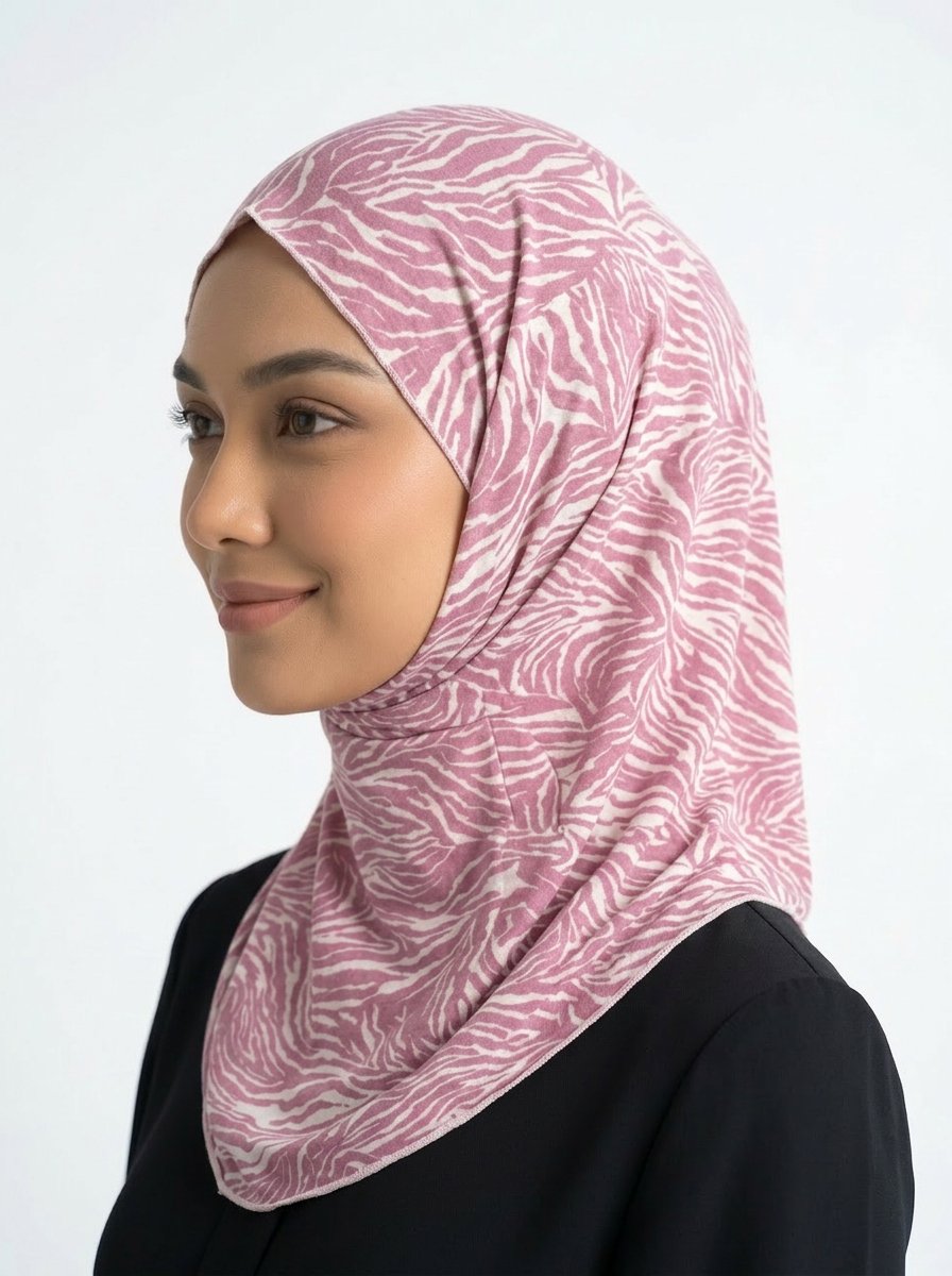 Pink Tiger Print Classic Multi-Wear Turban