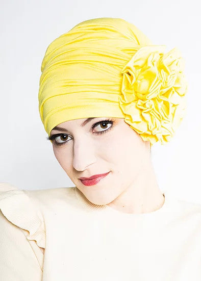 Flower Turban - Solid Colors image 3