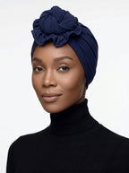Navy Classic Multi-Wear Turban