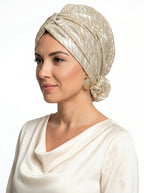 Gold Shimmer Waves Limited Edition Turban