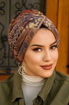 Fall Vibes Turban with Scrunchie image 1