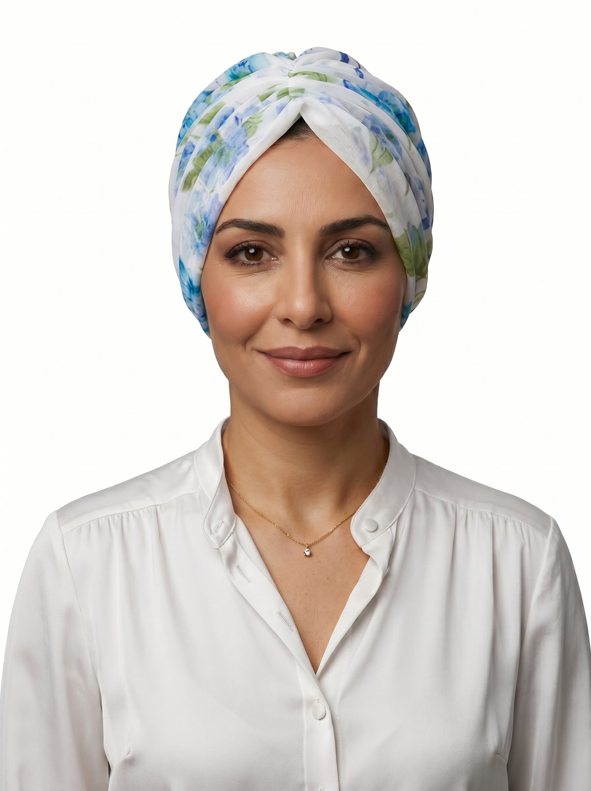 Blue Spring Floral Limited Edition Turban