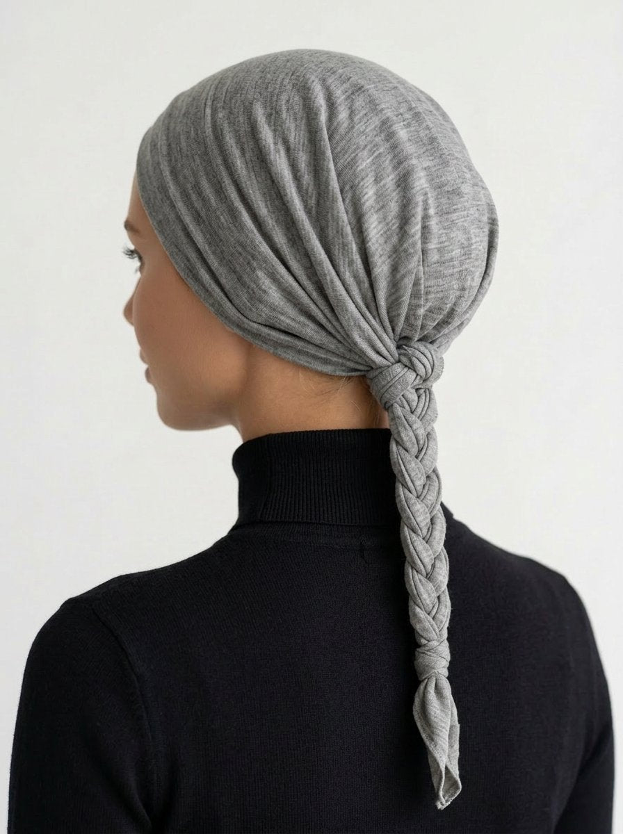 Heather Gray Classic Multi-Wear Turban