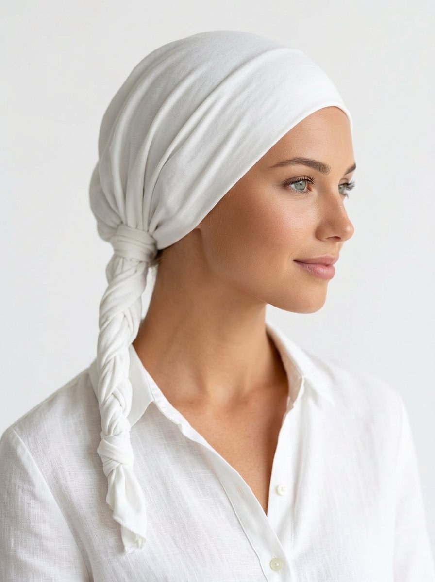 White Classic Multi-Wear Turban