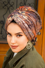 Fall Vibes Turban with Scrunchie image 0