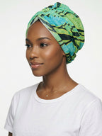 Green Tiger Print Limited Edition Turban