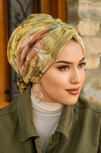 Tropical Turban with Scrunchie image 1