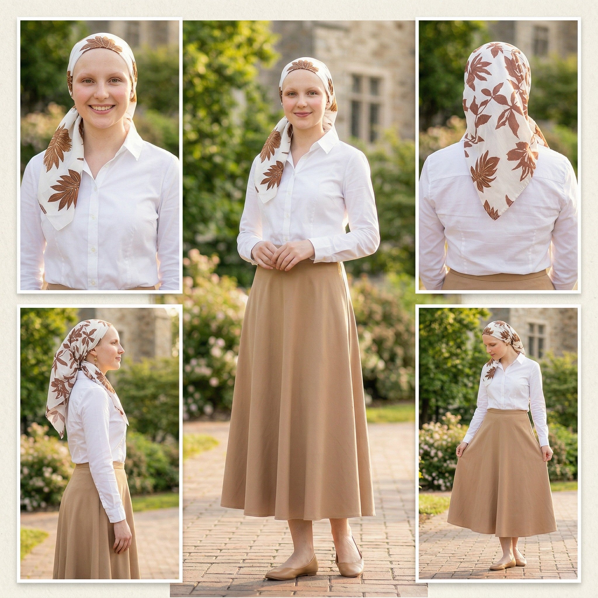 Burnt Orange Tigar Multi-Wear Turban Test 3