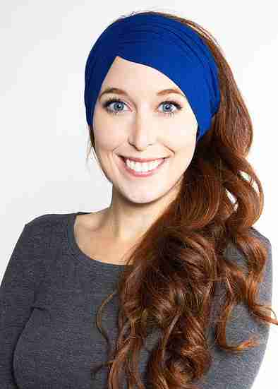 Ruched Side-Swept Bang Tube - Dark Blue image