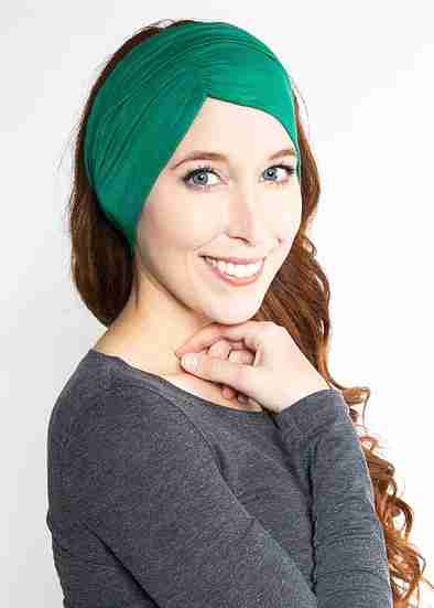 Ruched Side-Swept Bang Tube - Green image