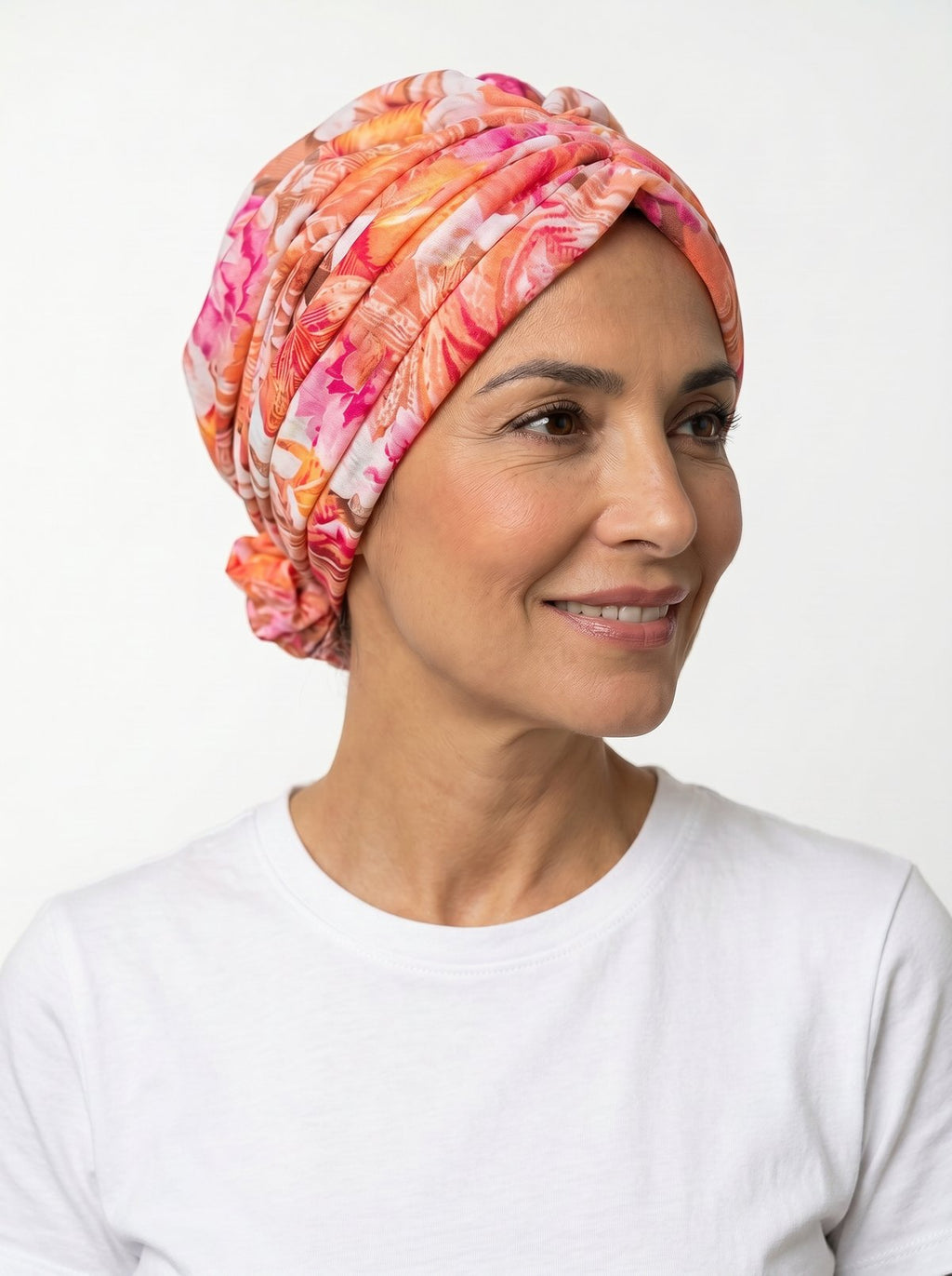 Orange Floral Dream Limited Edition Turban