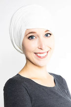 Ruched Side-Swept Bang Scarf