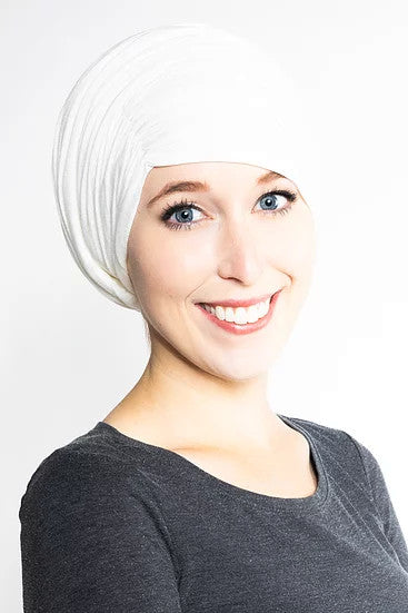 Ruched Side-Swept Bang Scarf