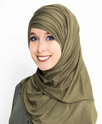 Ruched Side-Swept Bang Scarf