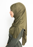 Ruched Side-Swept Bang Scarf