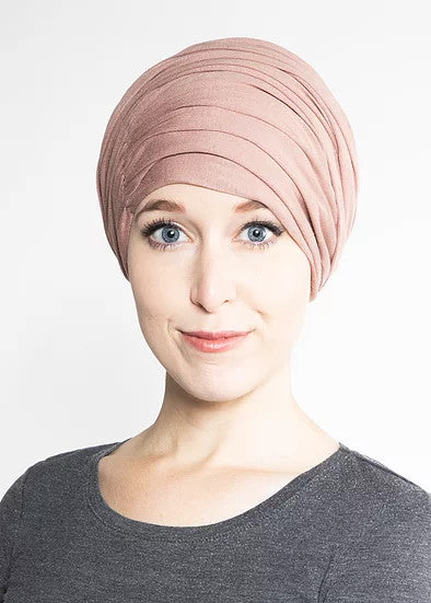 Ruched Side-Swept Bang Scarf