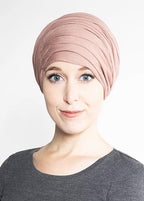 Ruched Side-Swept Bang Scarf