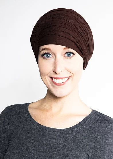 Ruched Side-Swept Bang Scarf