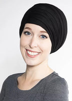 Ruched Side-Swept Bang Scarf