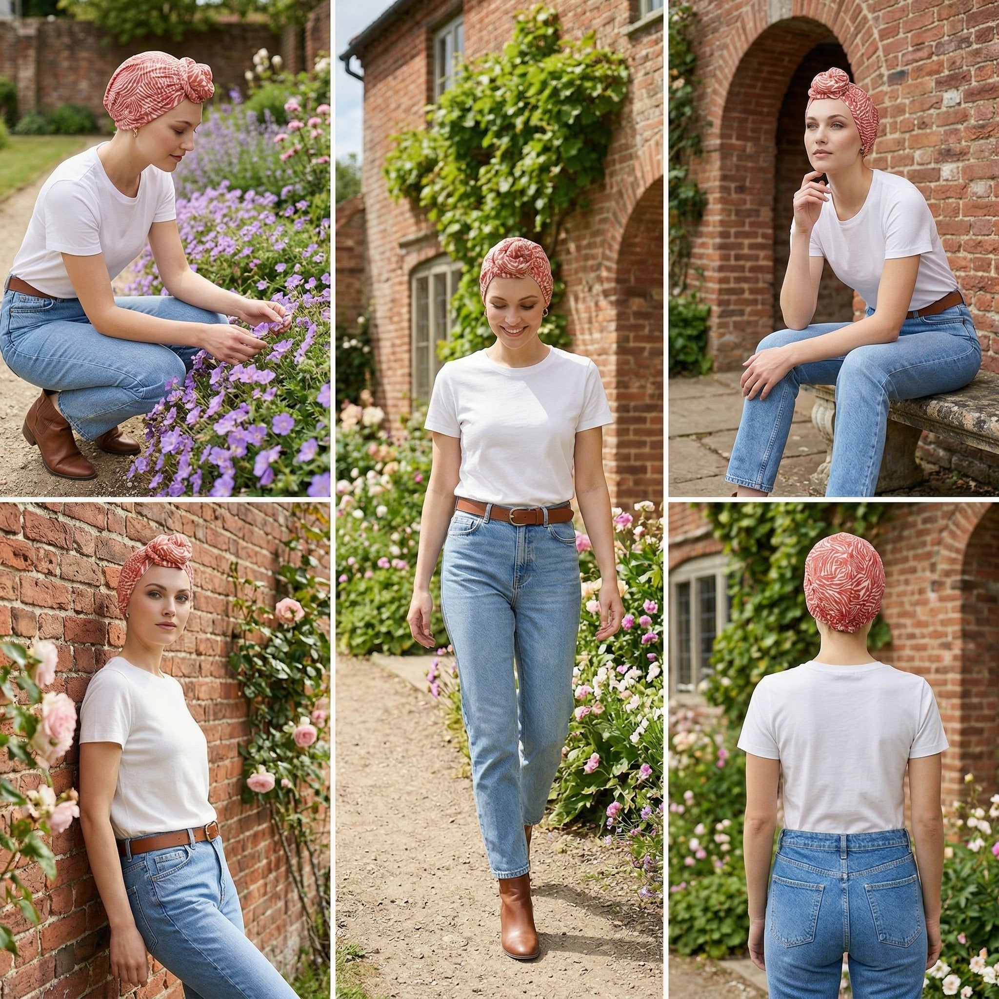 Burnt Orange Tigar Multi-Wear Turban Test 3