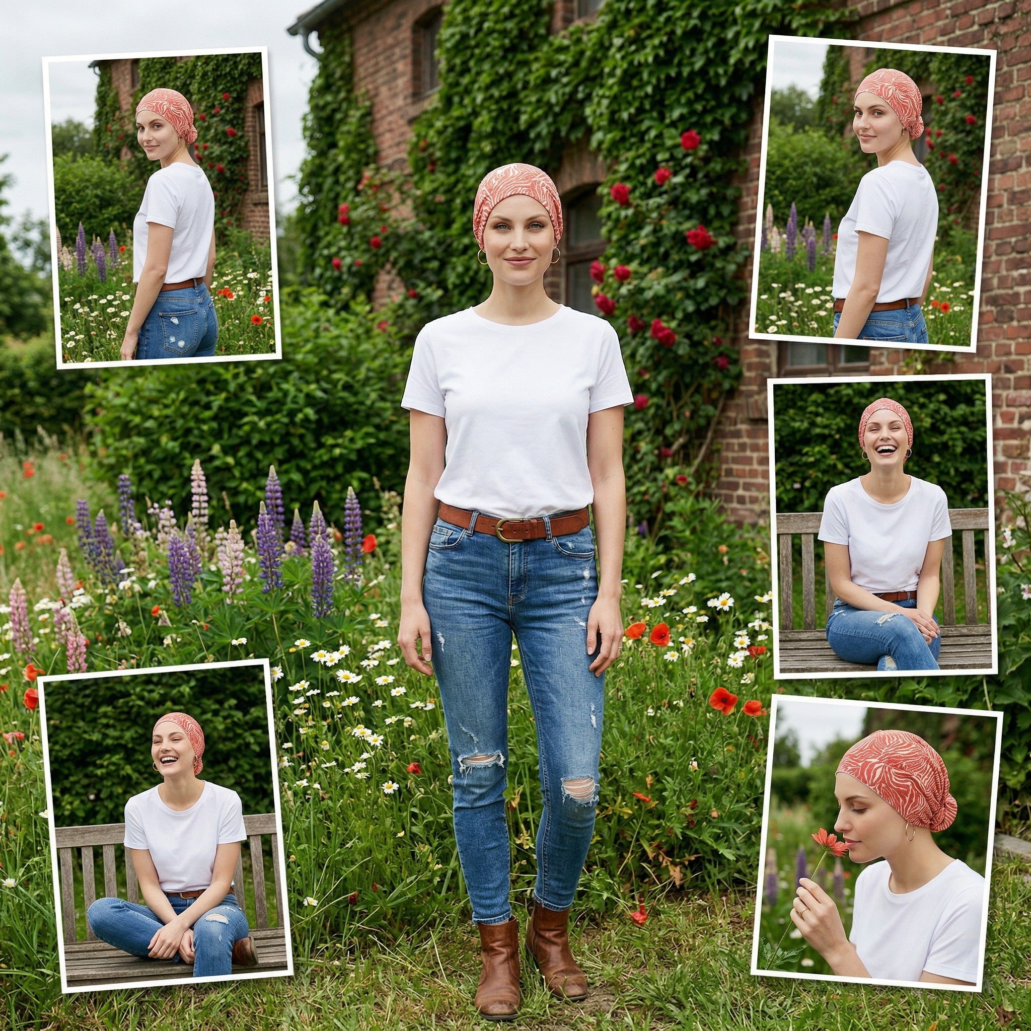 Burnt Orange Tigar Multi-Wear Turban Test 3