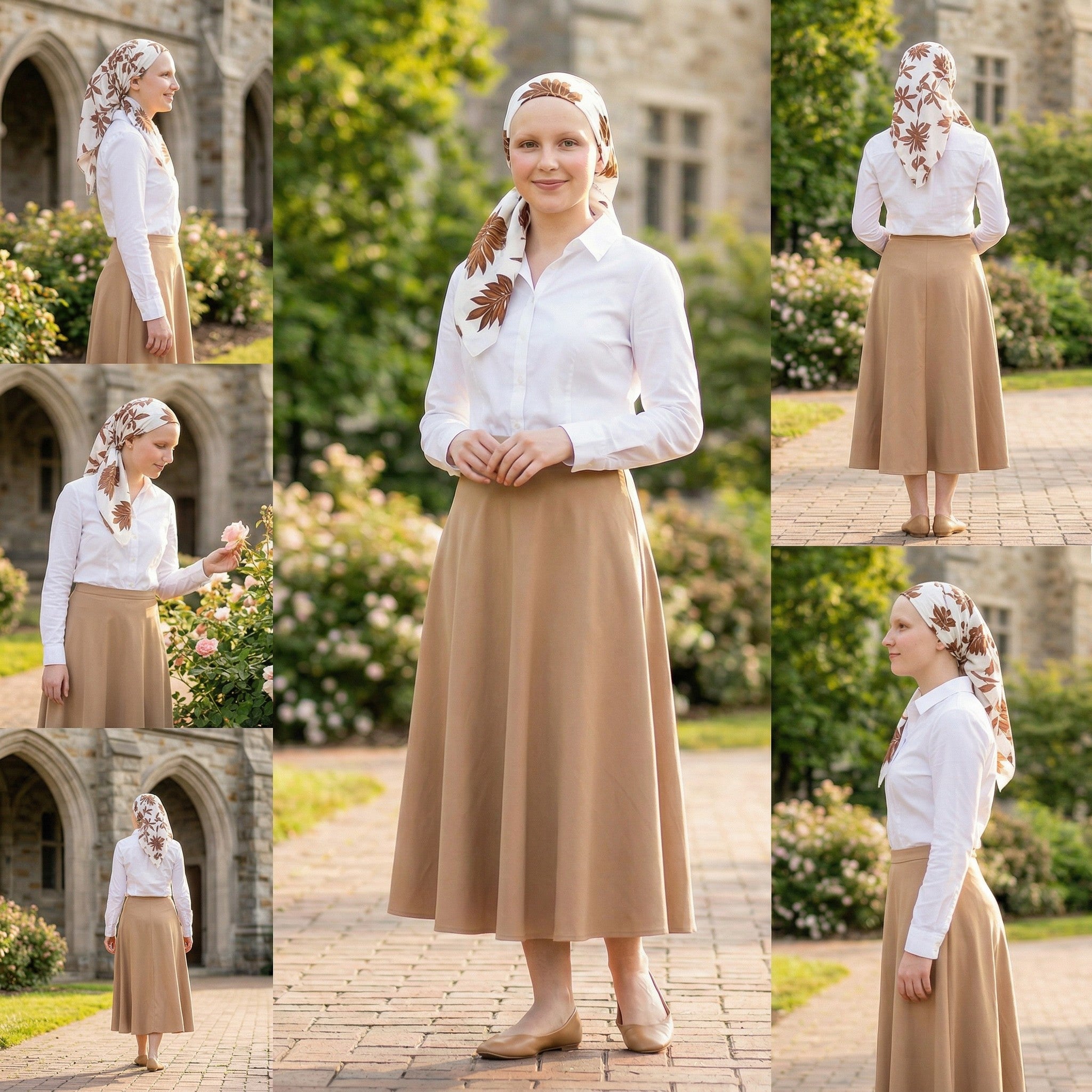 Burnt Orange Tigar Multi-Wear Turban Test 3