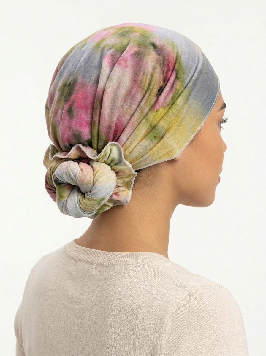 Floral Watercolor Classic Multi-Wear Turban