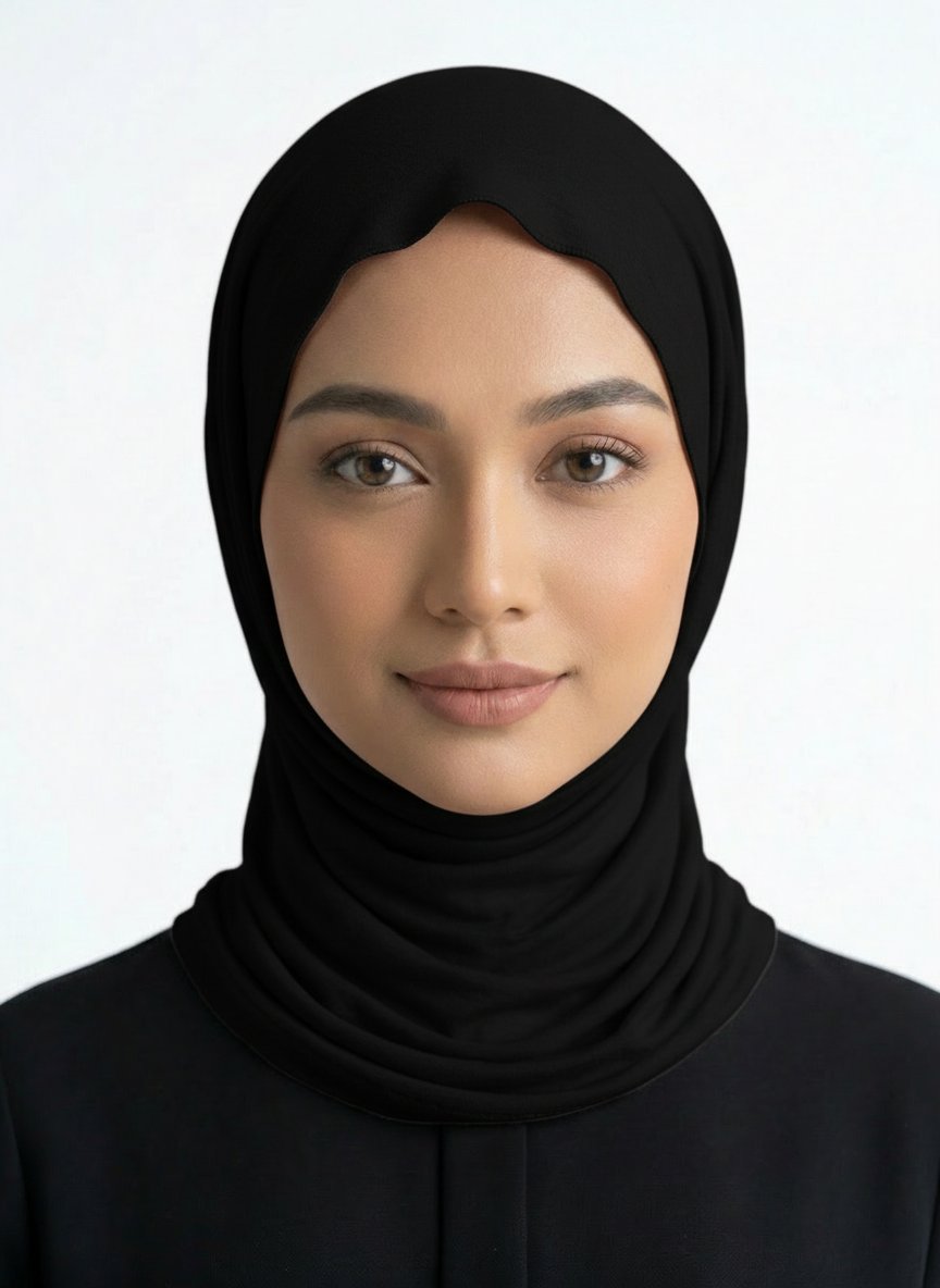 Black Classic Multi-Wear Turban