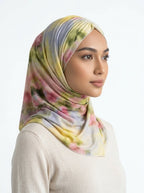 Floral Watercolor Ruched Multi-Wear Turban