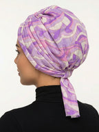 Lilac Geometric Limited Edition Turban