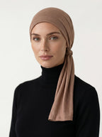 Dark Beige Classic Multi-Wear Turban