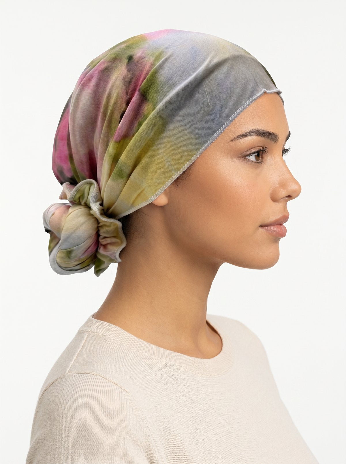 Floral Watercolor Classic Multi-Wear Turban