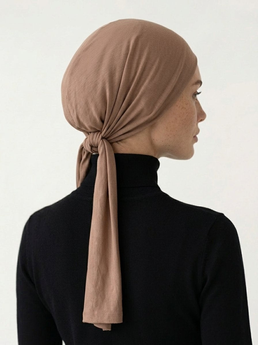 Dark Beige Classic Multi-Wear Turban