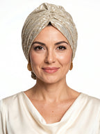 Gold Shimmer Waves Limited Edition Turban
