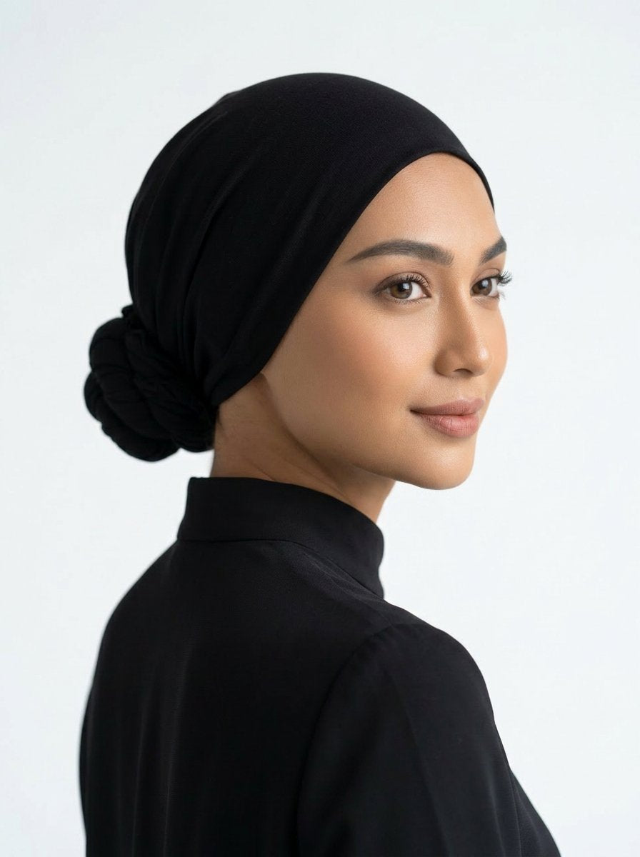 Black Classic Multi-Wear Turban
