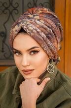 Fall Vibes Turban with Scrunchie image 2