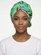 Green Tiger Print Limited Edition Turban