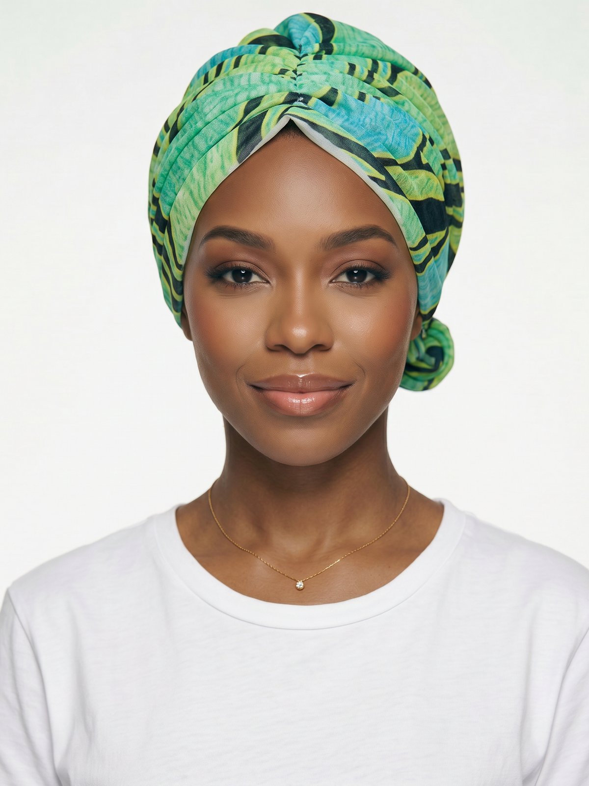 Green Tiger Print Limited Edition Turban