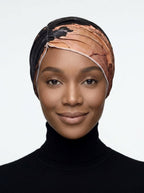 Midnight Desert Ruched Multi-Wear Turban
